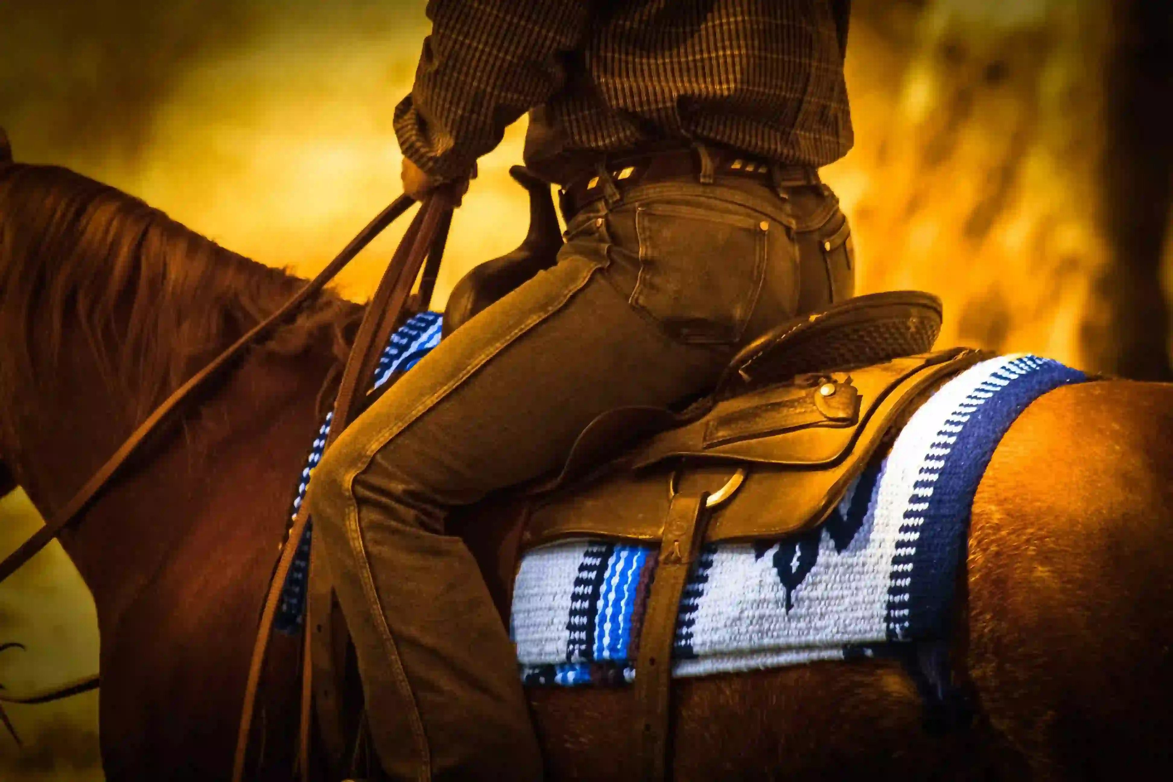 Heavy Duty Wool Saddle Blanket -WTC
