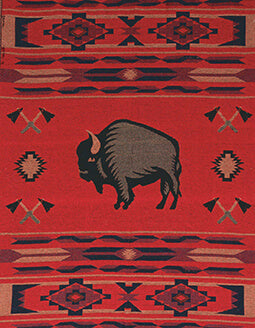 Cotton Throws Buffalo Image