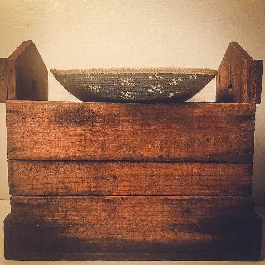 Extra Fine Handwoven Basket (TBSK1) Image 1