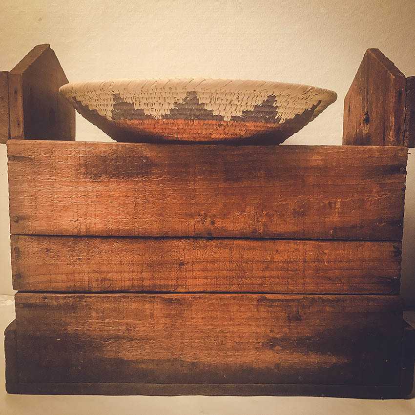 Extra Fine Handwoven Basket (TBSK5) Image 1