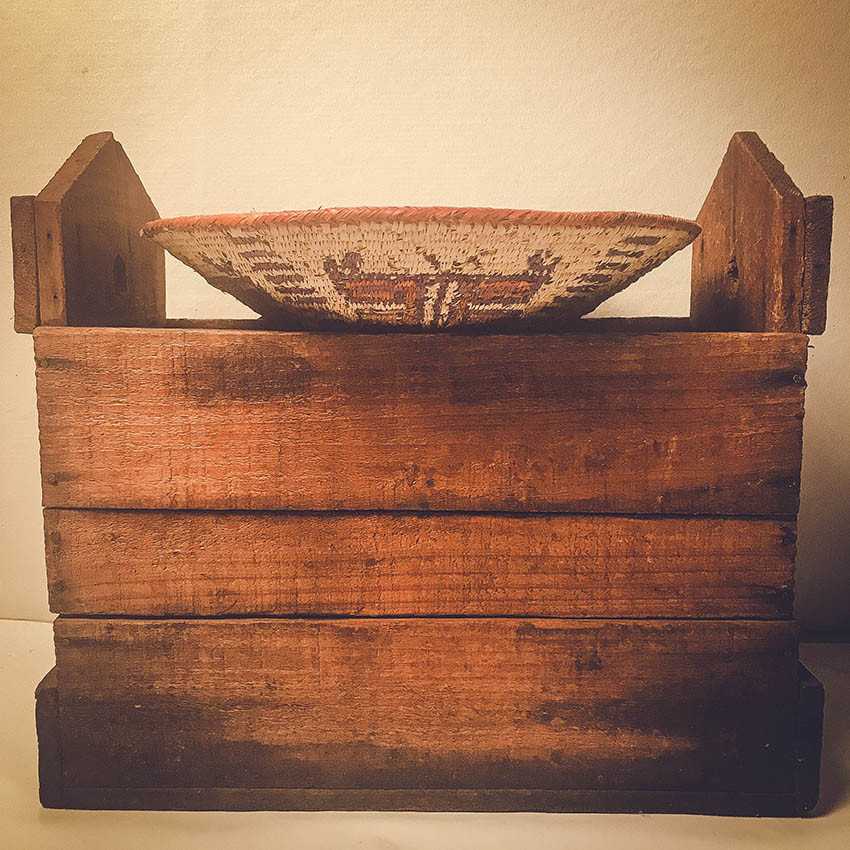 Extra Fine Handwoven Basket (TBSK7) Image 1