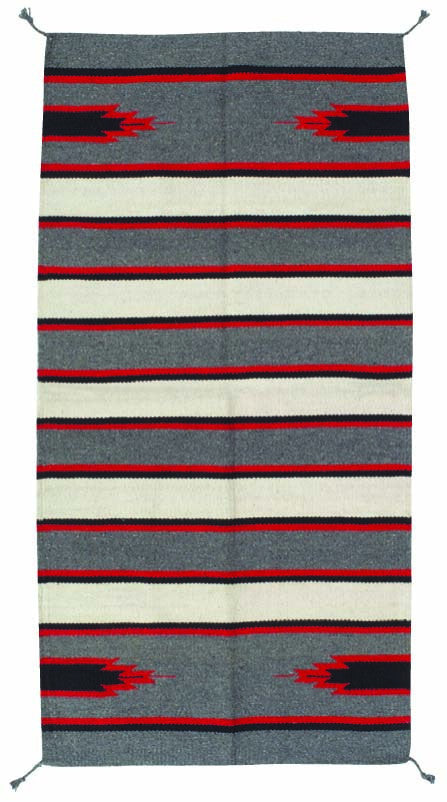 Grey/Red/Chalk Saddle Blankets Image