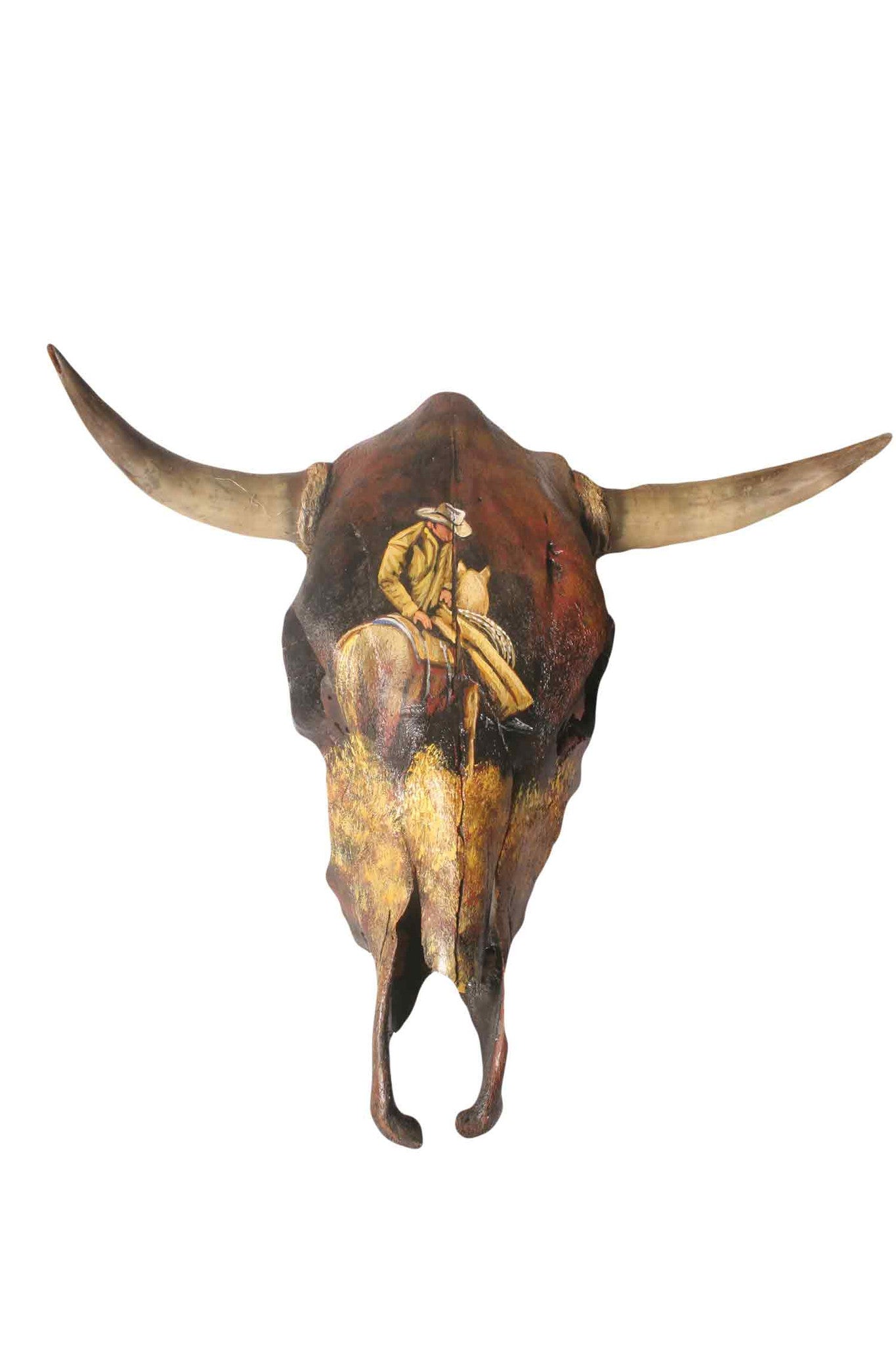 Handpainted Cow Skull