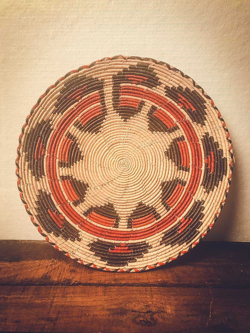 Flat Plate Handwoven Baskets - WTC