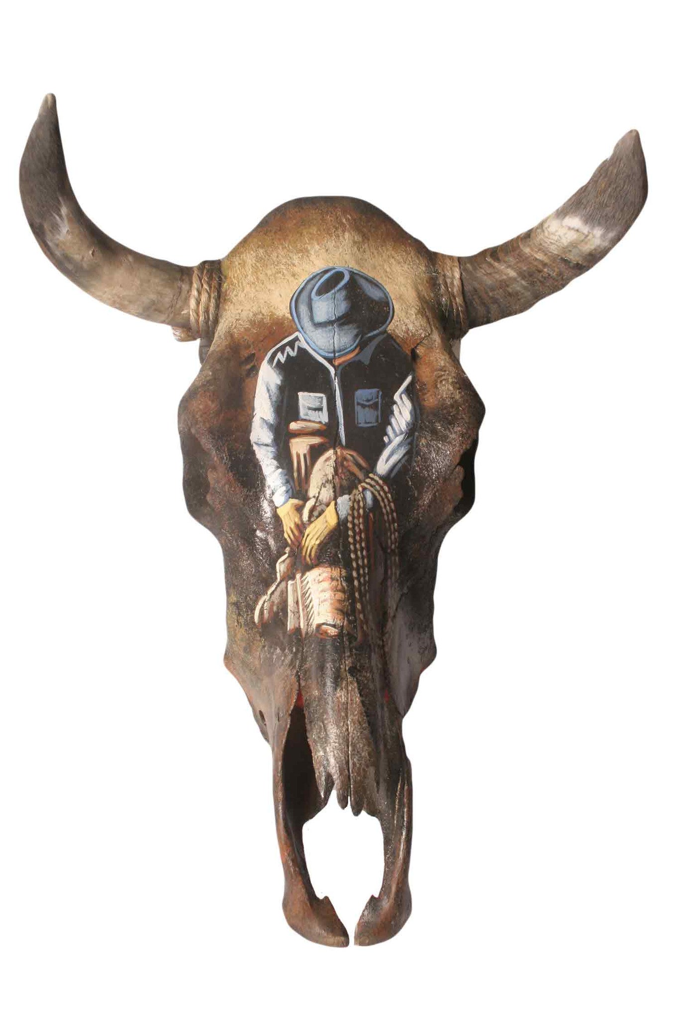 Handpainted Cow Skull